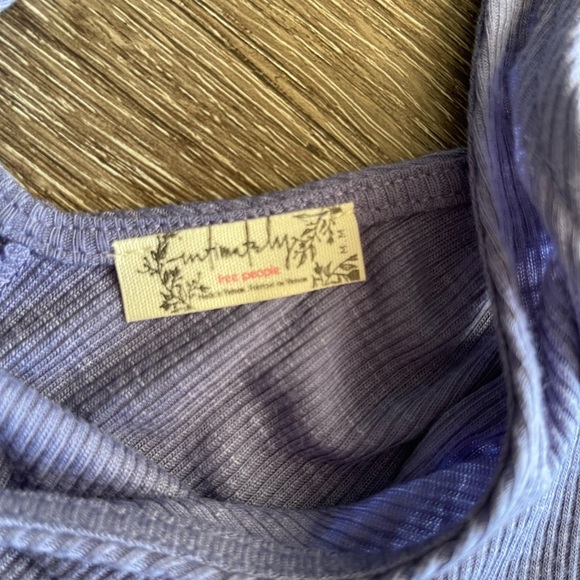 Free People Purple Tank Top - Picture 2 of 4